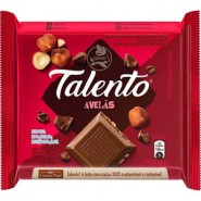 Chocolate ao leite com avela Talento / Garoto 85g